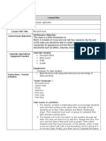 Lesson Plan Subject Class Lesson/Unit Title Instructional Objectives Performance Objective