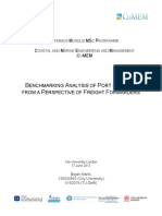 MSC Dissertion - Benchmarking Port Services From A Perspective of Freight Forwarders - Bojan Manic