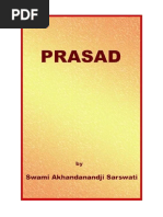 Prasad by Swami Akhandanand-Ji Saraswati