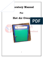 Hot Air Oven Lab Manual - 1