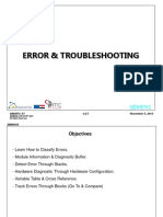 Error & Troubleshooting: Siemens