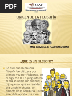 Origen de La Filosofía-1