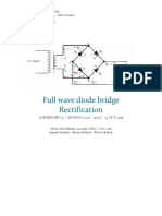 Full Wave Diode Bridge Rectification