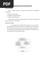 Estimating and Forecasting Demand: What Is A Demand?