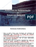 Ambientes de Sedimentação e Estruturas Sedimentares