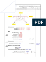 Structural Steelwork Connections: Bolted Gusset Plate Connection For Truss B.S. 5950 Part 1 Calculations & Scketches