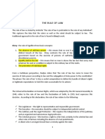 Lect. 7 Concept of The Rule of Law