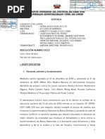 Sentencia de Primera Instancia en Amparo