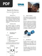 Reporte de Práctica Puente H Con Relevadores