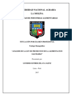 Analisis de La Ley de Promocion de La Alimentacion Saludable