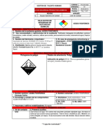 Ficha de Datos de Seguridad Del Ácido Fosfórico