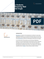 Slope Stability Analysis of Soil Nail RW Considering Nail Angle