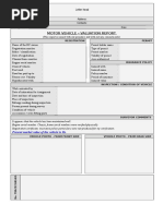 Valuation Report Format