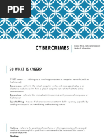 Cybercrimes: Legal, Ethical, & Societal Issues in Media & Information