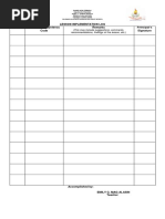 Lesson Implementation Log: Date Learning Competency Code Remarks Principal's Signature