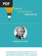 Kant's Categorical Imperative