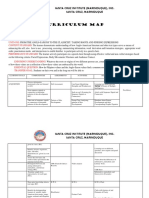 Curriculum Map: Santa Cruz Institute (Marinduque), Inc. Santa Cruz, Marinduque