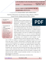 Development of A Topical Phytosomal Gel of Woodfordia Fruticosa