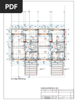 A.C. Etaj 130,16 MP: Plan Etaj Propus Sc.1:50