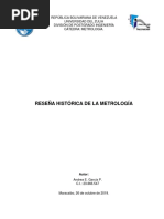 Breve Historia Sobre La Metrología