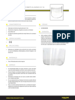 Visor Policarbonato 8x16 Ficha