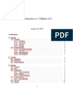 Production W/ Objekt v0.1: August 18, 2016