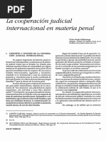 La Cooperación Judicial en Materia Penal