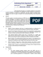 CMPD Standard Operating Procedures - Hirebacks