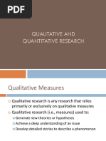 Quantitative Vs Qualitative