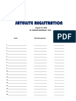 Attendance Satellite Reg.