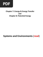 CHP 7 8 Energy Energy Transfer Potential Energy