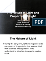 The Nature of Light and Properties of Light