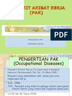 Penyakit Akibat Kerja (PAK)