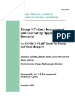 Energy Efficiency Improvement Breweries