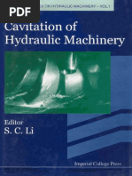 Cavitation of Hydraulic Machinery