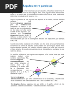 Angulos Entre Paralelas