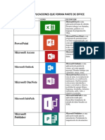 Mencione Las Aplicaciones Que Forma Parte de Office 102