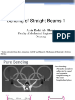 Bending of Straight Beams 1: Amir Radzi Ab. Ghani