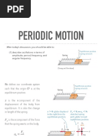 Periodic Motion