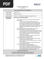 Lesson Plan The Digestive System