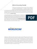 Case Study WorldCom Accounting Scandal