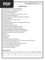 Chapter No: 1: MCQ Question-Uee