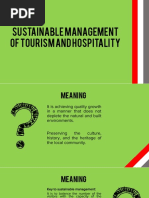 Sustainable Tourism and Hospitality Management 