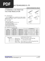 Unisonic Technologies Co., LTD: 3-Terminal 0.5A Positive Voltage Regulator