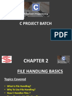 Advance C Project Chapter 2 (Introduction To File Handling in C-Part 1)