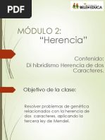 3° Ley de Mendel