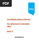 Clase 12 Aplicaciones Transformadas Laplace 2019 - 2 Lab