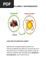 Radicales Libres y Antioxidantes