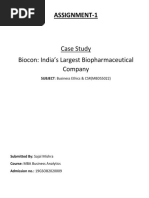 Biocon Case Study Conclusion To Be