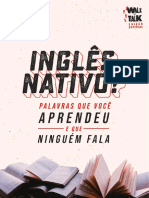 Ebook Ingls Nativo Palavras Que Voc Aprendeu e Que Ningum Fala